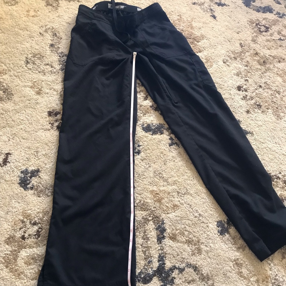 Black greys anatomy scrub pants